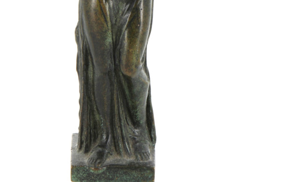 Statuette en bronze à patine brune repré