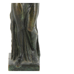 Statuette en bronze à patine brune repré