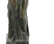 Statuette en bronze à patine brune repré