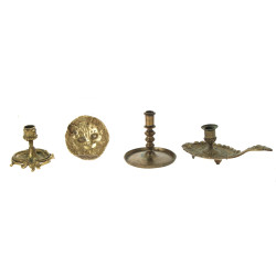 Coupelle en bronze à décor d'une tête de