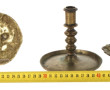Coupelle en bronze à décor d'une tête de