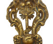 Bénitier d'applique en bronze de forme r