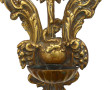 Bénitier d'applique en bronze de forme r