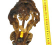 Bénitier d'applique en bronze de forme r