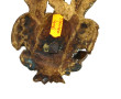 Bénitier d'applique en bronze de forme r