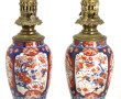 Paire de lampes à pétrole, réservoirs en