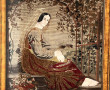 Ecole du XIXème - "Jeune femme pensive d