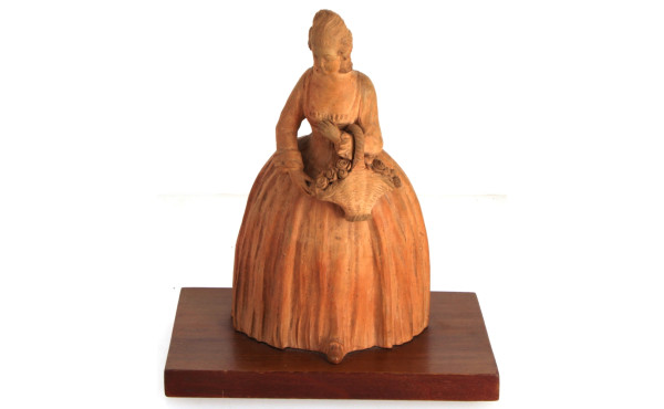 "Jeune Femme au panier de roses", sujet 