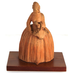 "Jeune Femme au panier de roses", sujet 