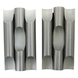 Paire d'appliques murales en aluminium b