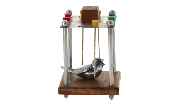 Support à pics "Oiseau en cage" en métal