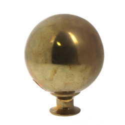 Boule de rampe d'escalier XIXe en laito