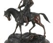 "Jeune cavalier arabe", tirage en métal 