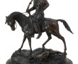 "Jeune cavalier arabe", tirage en métal 
