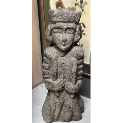 ST ERWAN - Sculpture en granit, H 57 cm