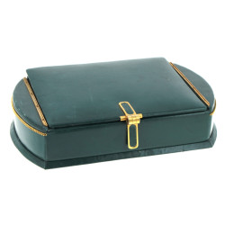 Coffret à bijoux vintage gainé de cuir v