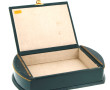 Coffret à bijoux vintage gainé de cuir v