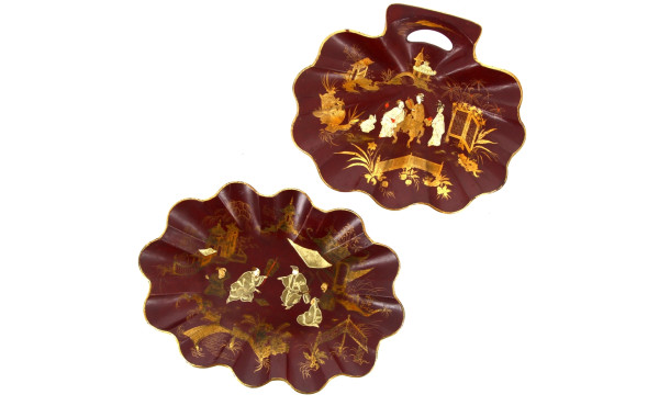 Bannette et pelle à miettes Napoléon III