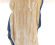 Ste MARIE - Statuette en faïence polychr