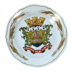HB HENRIOT QUIMPER France - Assiette à b