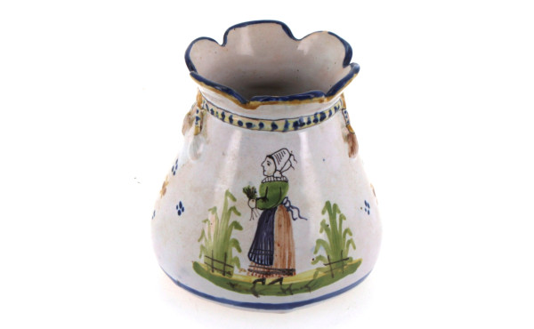 HB QUIMPER, début Xxème - Petit vase en 