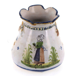 HB QUIMPER, début Xxème - Petit vase en 