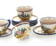 HENRIOT Quimper - 6 tasses et 6 sous-tas