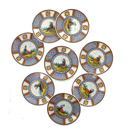 HENRIOT Quimper - 10 assiettes à dessert