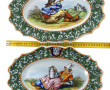 PB QUIMPER - Paire de plats à bords cont