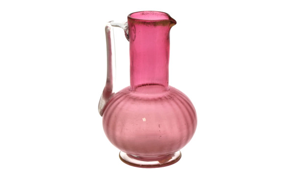 Pichet circa 1880-1900 en verre soufflé 