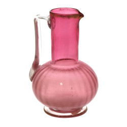 Pichet circa 1880-1900 en verre soufflé 