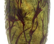 Vase de style ART NOUVEAU en verre multi