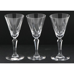 SAINT-LOUIS - 12 verres à vin en cristal