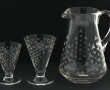 Service style ART DECO en verre et verre
