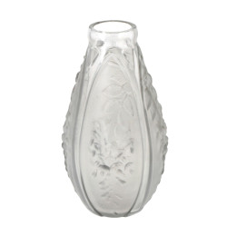 Vase circa 1920 en verre et verre dépoli