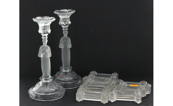 Joli ensemble de 13 porte-couteaux ancie