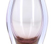MURANO (Venise) - Vase en verre transpar