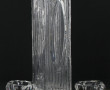 DAUM - Vase en cristal à section carrée 