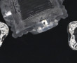 DAUM - Vase en cristal à section carrée 