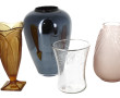 LOT de 4 vases dont SCHNEIDER et TCHECOS