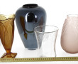 LOT de 4 vases dont SCHNEIDER et TCHECOS