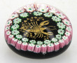 Boule presse papier à décor d'un scorpio