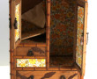Petite armoire de poupée façon bambou, c