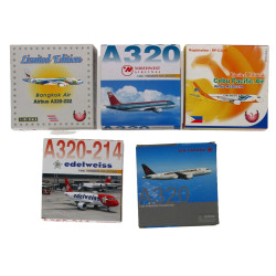 AVIATION - 5 modèles réduits d'avions de