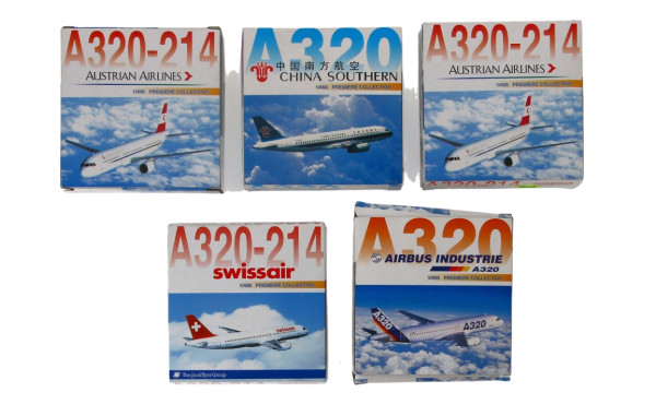 AVIATION - 5 modèles réduits d'avions de