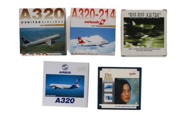 AVIATION - 5 modèles réduits d'avions de