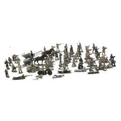 Ensemble de petits soldats en aluminium 