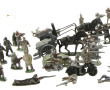 Ensemble de petits soldats en aluminium 