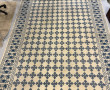 Tapis en laine points noués épais à déco
