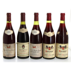 BOURGOGNE - 5 bouteilles: CHAMBERTIN gra